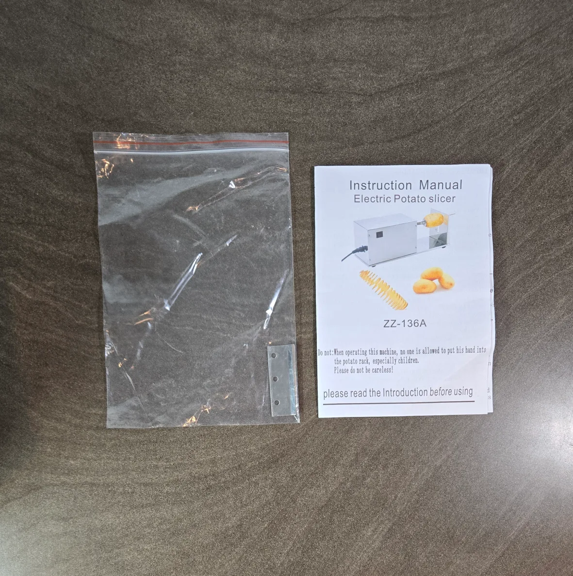 Electric Potato Slicer ZZ-136A image indicator(4)