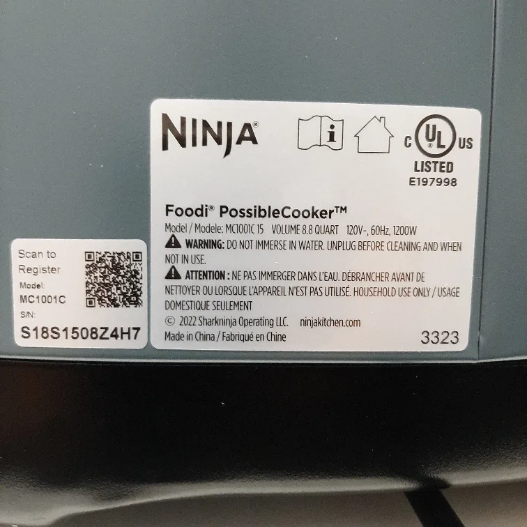 Ninja Foodi PossibleCooker Pro MC1001C - Like New image indicator(2)
