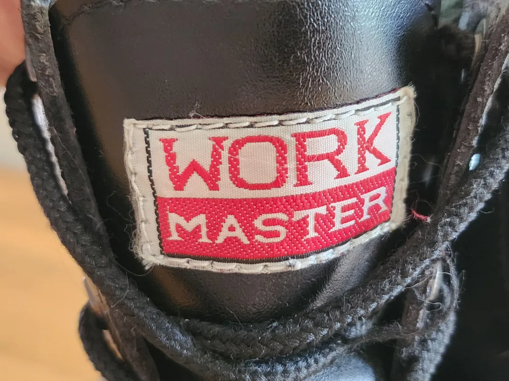 Work Master Black Leather Work Boots - Size 10 image indicator(3)