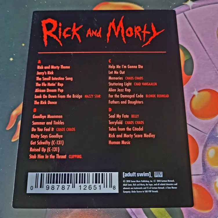 Rick and Morty Soundtrack Vinyl Record - NEW image indicator(3)