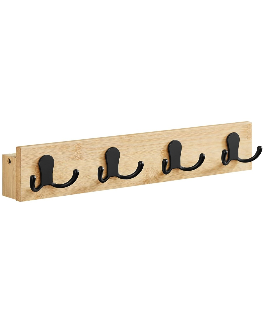 SONGMICS Bamboo Coat Rack with Shelf - photo 2