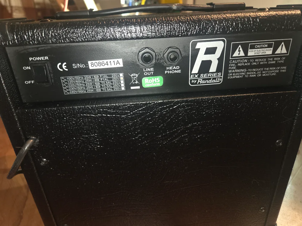 Randall EX15FX Guitar Amplifier image indicator(2)