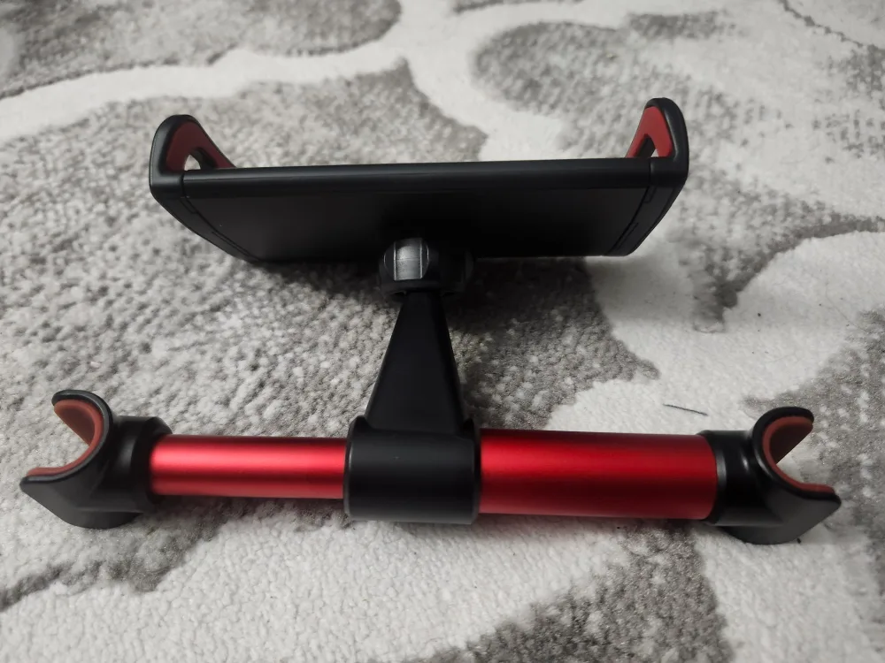 Car Headrest Tablet Holder Mount, Red image indicator(2)