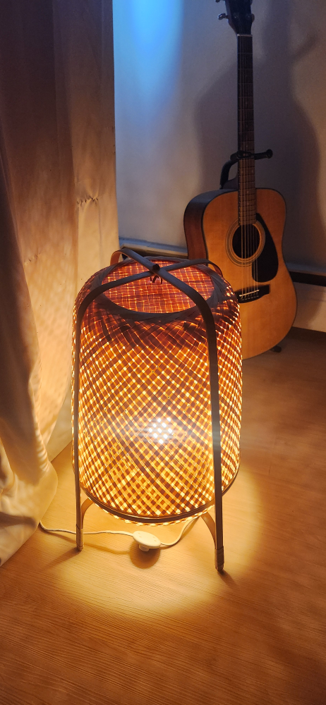 IKEA bamboo floor/pendant lamp - photo 2