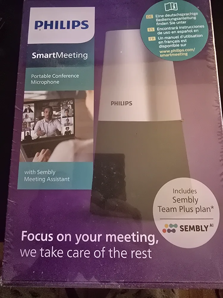Philips SmartMeeting Portable Conference Microphone - NEW thumbnail