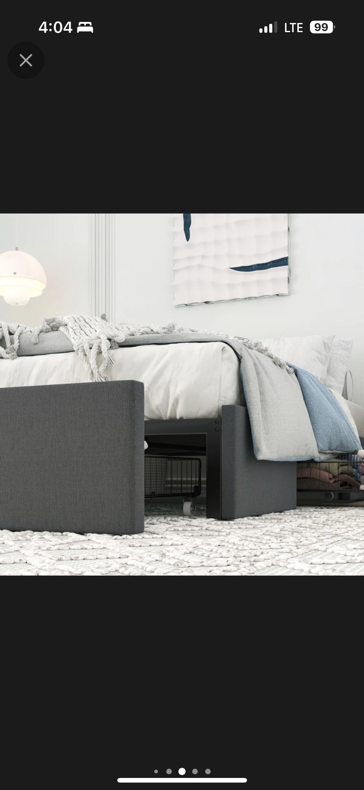 Bret Upholstered Storage Full Bed - photo 3