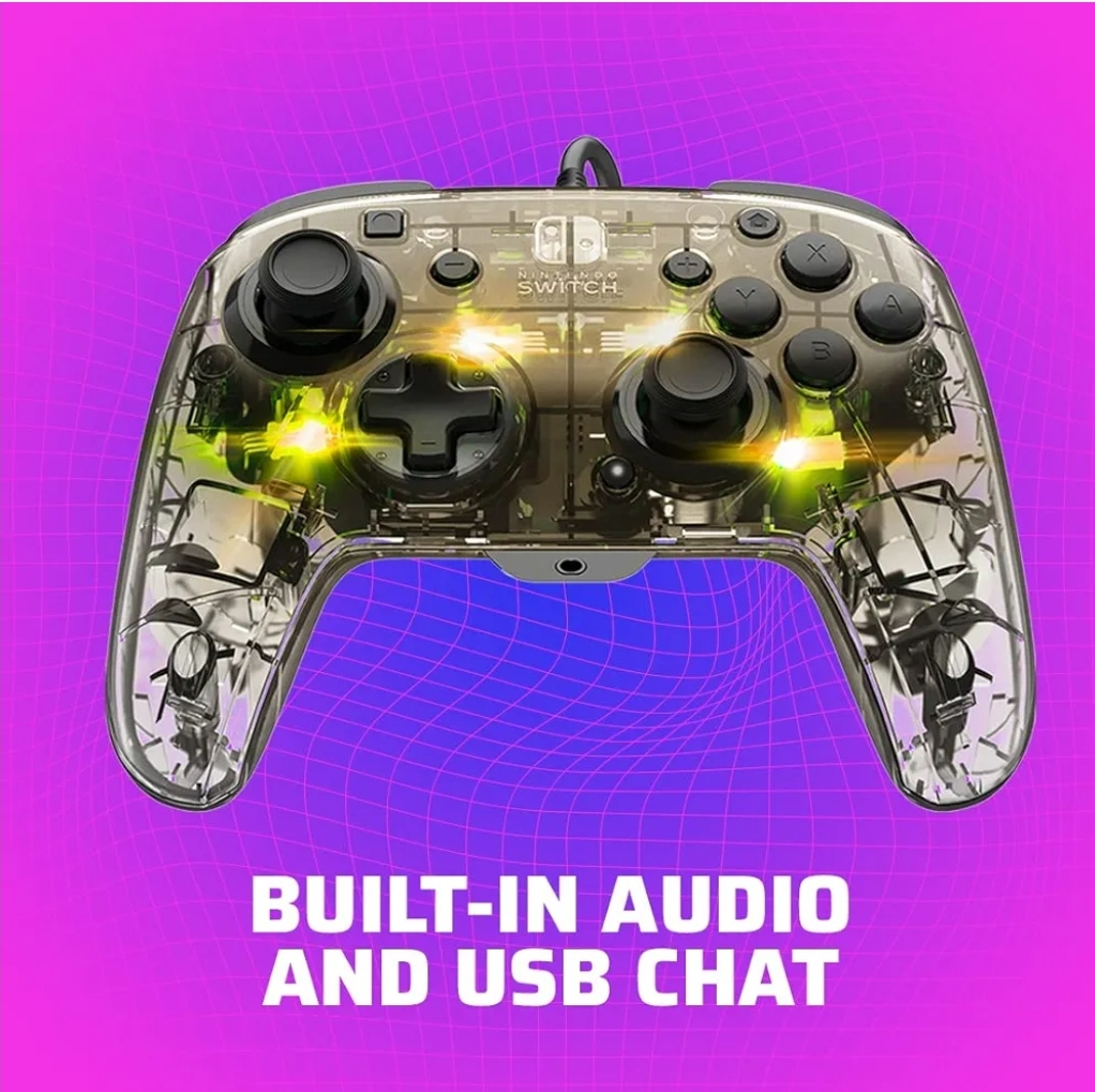 PDP Afterglow Deluxe+ Audio Wired Controller for Nintendo Switch - photo 4