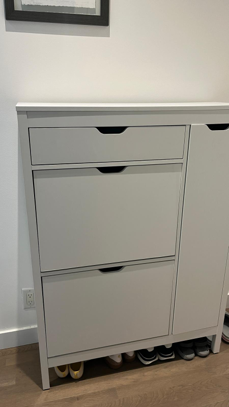 Ikea Hemnes Shoe Cabinet - White - photo 2
