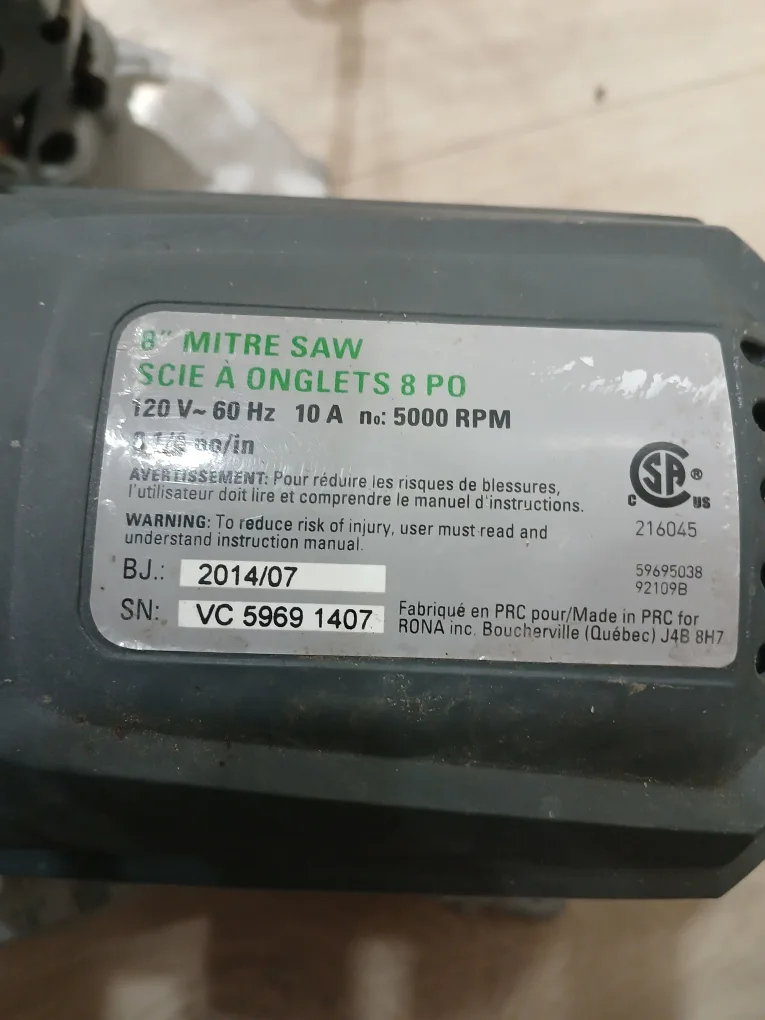 Haussmann 8" Mitre Saw image indicator(3)