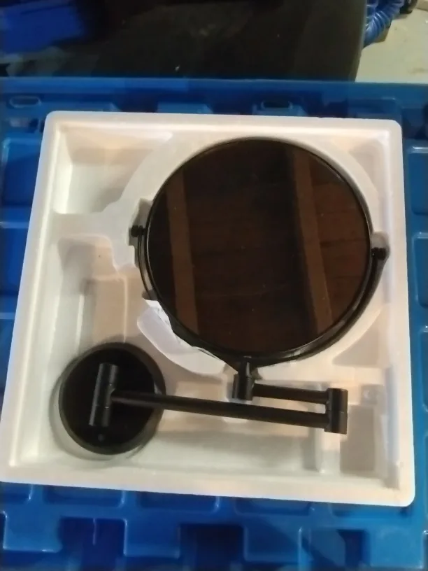Wall Mounted Makeup Mirror - Black thumbnail