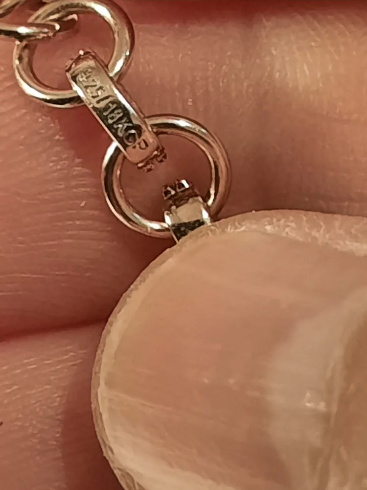 18kon 925 silver roz gold bracelet image indicator(6)