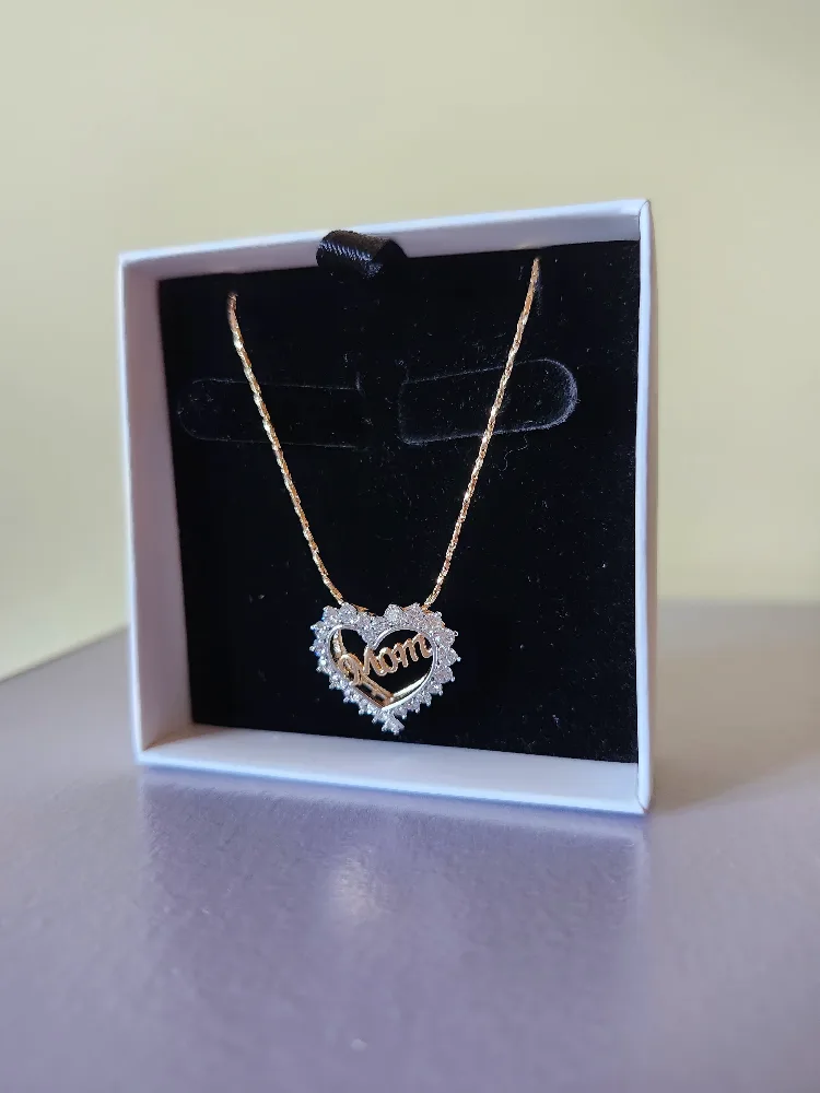 MOM Gold Plated Heart Necklace image indicator(2)