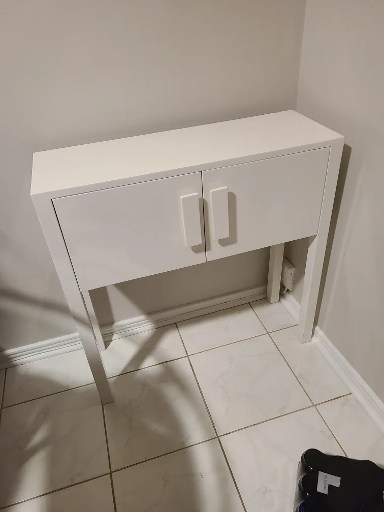 White Cabinet with a gloss lacquer finish image indicator(2)