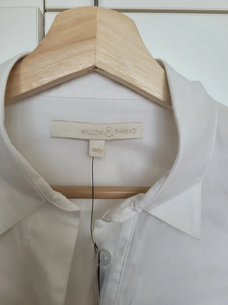 Willow & Thread White Blouse - Size XS image indicator(2)