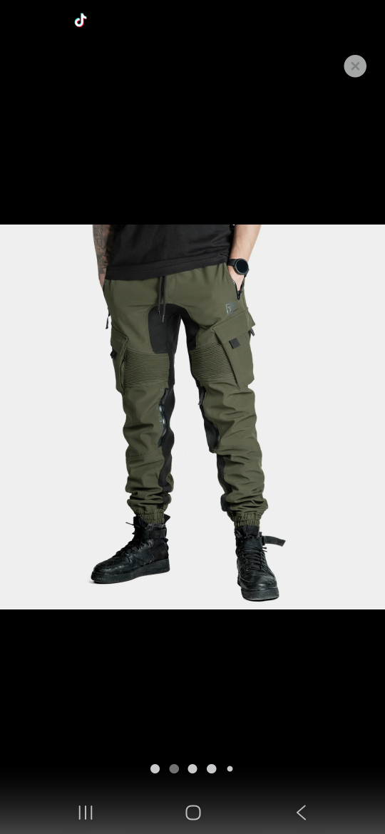 Unit 16 Armoured Softshell Cargo Joggers - Military Green - photo 5