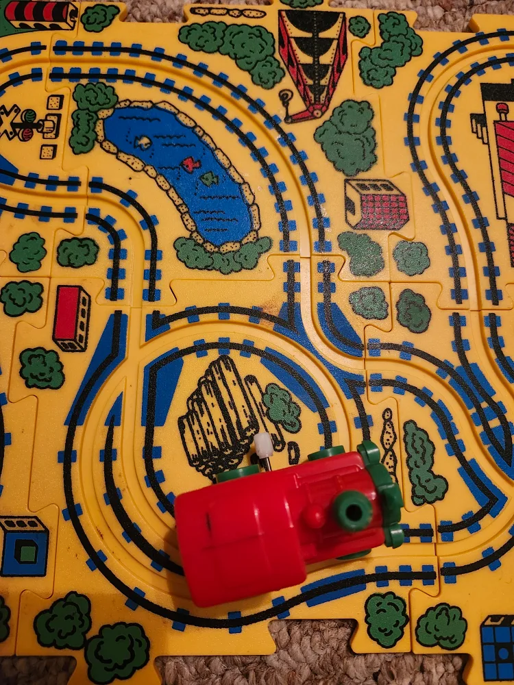 2 Vintage Travel Track Puzzle thumbnail