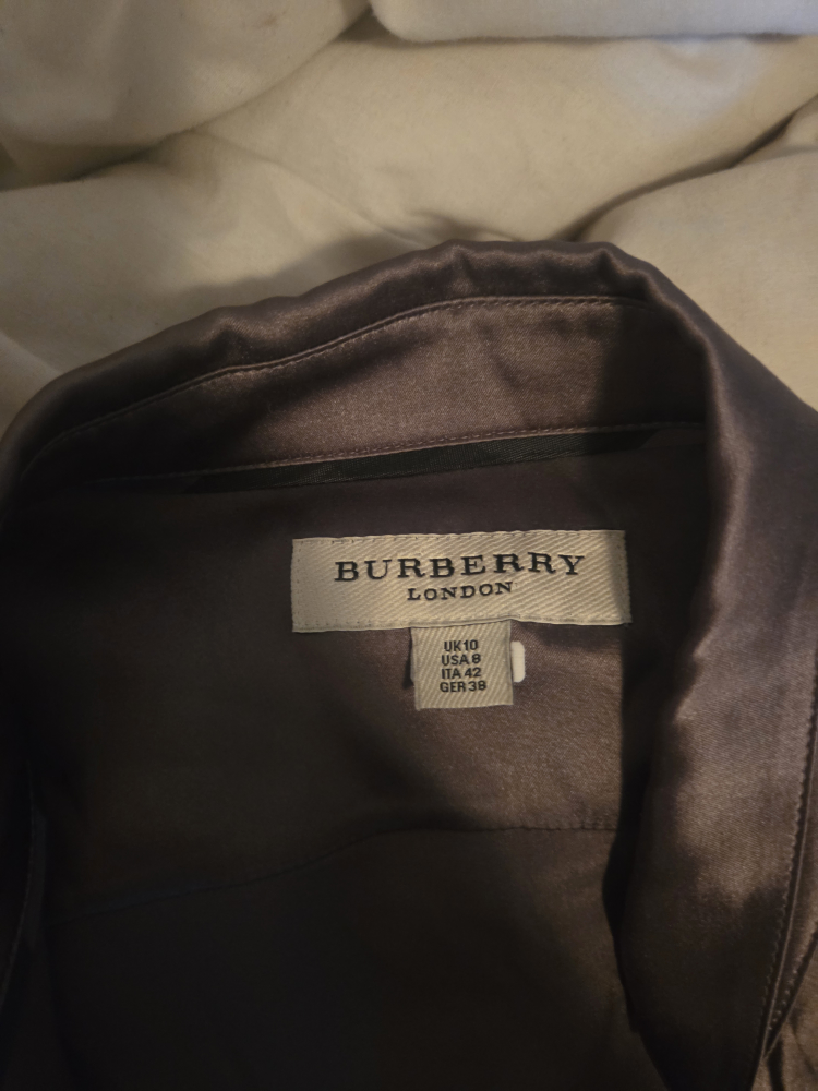 Burberry London Silk Shirt - Size 10 (UK) - photo 2