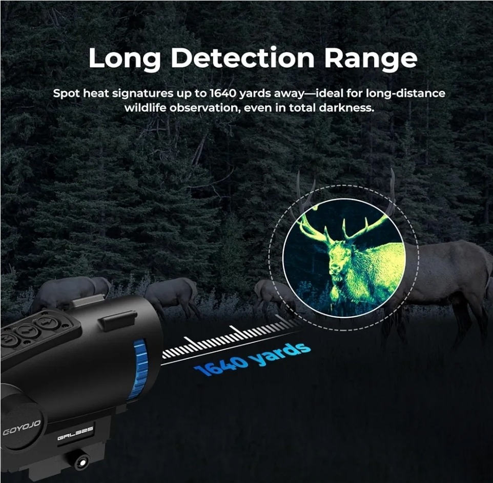 High Sensitivity Thermal Scope, 384x288 with 64GB Storage - photo 3