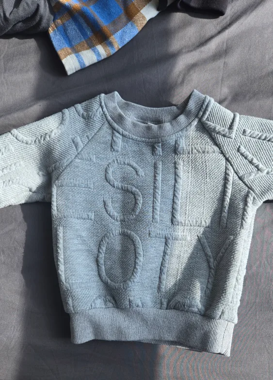 Grey Kids' Pullover Sweater 18 month old thumbnail