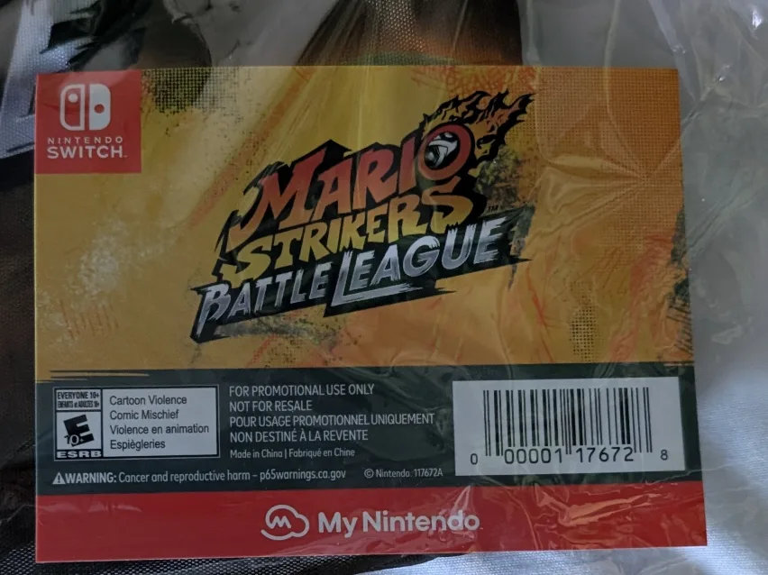 Nintendo Mario Strikers Battle League Drawstring Bag image indicator(3)