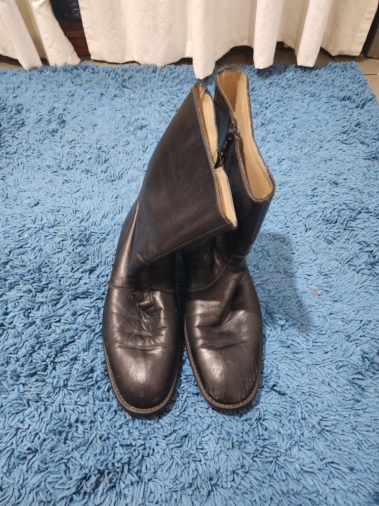 J.Crew Black Leather Boots