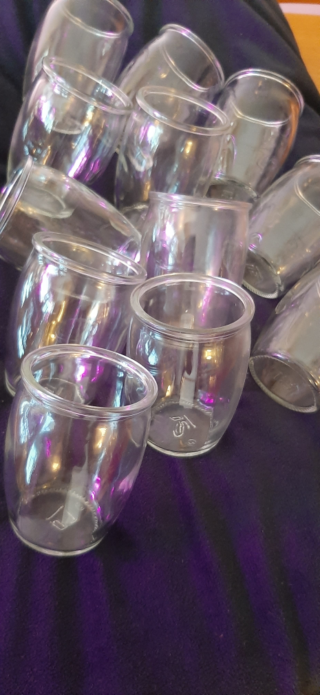 18 Clear Glass Dessert Cups