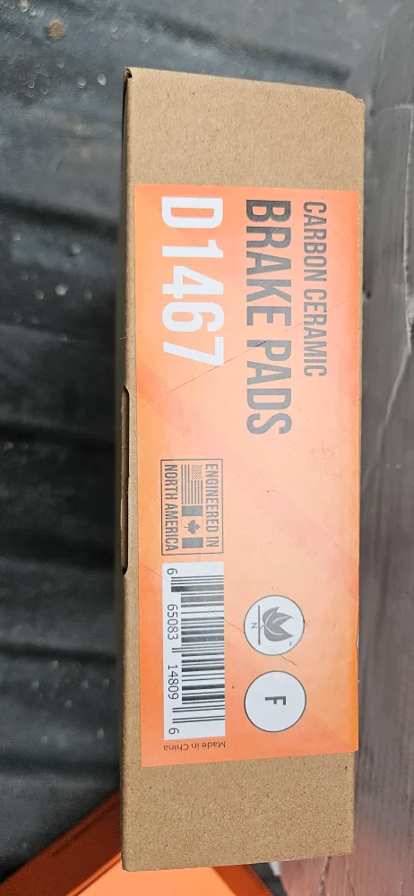 MAX Advanced Brakes ONZ0835 & D1467 Brake Pads image indicator(3)