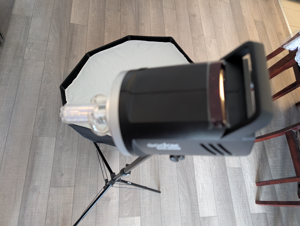 Godox MS300 Studio Flash with Softbox