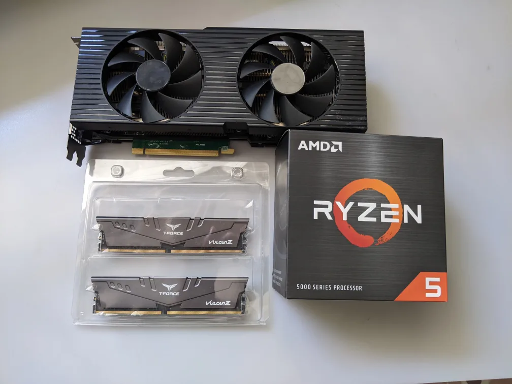 Bundle: Dell OEM RTX 3080 + Ryzen 5 5600X CPU + 16GB DDR4 RAM thumbnail
