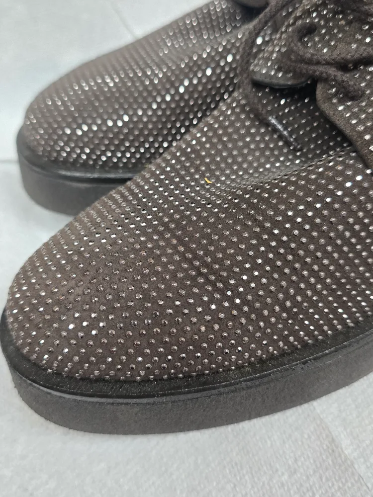 PEDRO MIRALLES Brown Embellished Oxfords women's shoes size 9 image indicator(6)