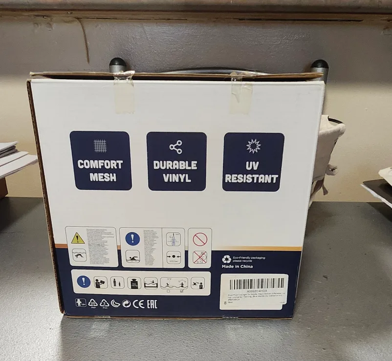 Chillax In Style Pool Float - Blue Marble image indicator(2)