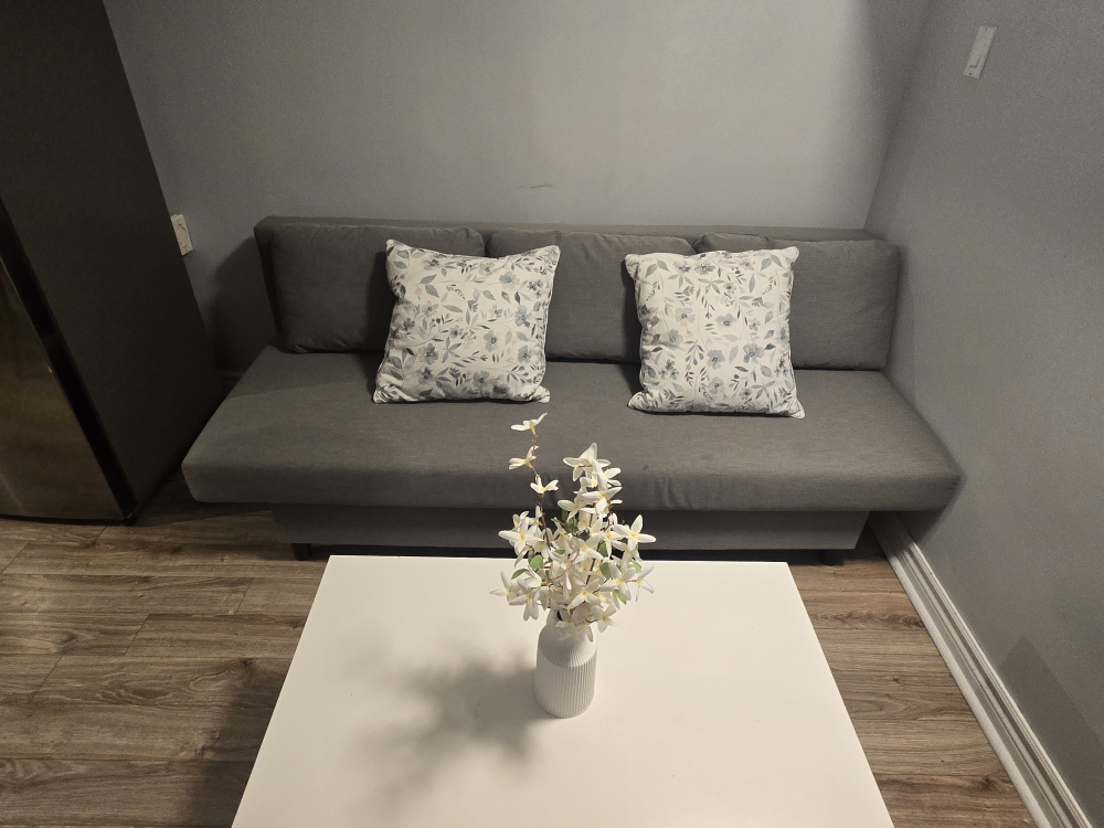 Grey Sofa Bed with Storage - photo 5