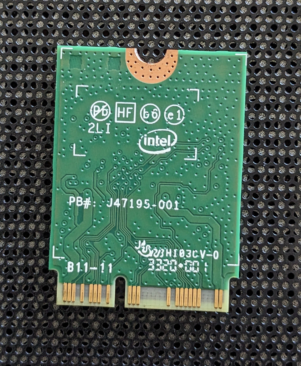 L41693-001 - Intel 9560NGW Wireless-AC 9560 WLAN Bluetooth Card - photo 2