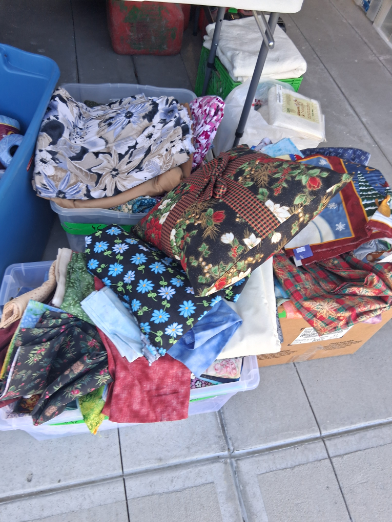 Assorted Fabric Scraps - Quilting, Sewing