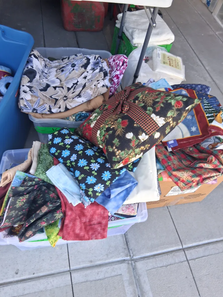 Assorted Fabric Scraps - Quilting, Sewing thumbnail