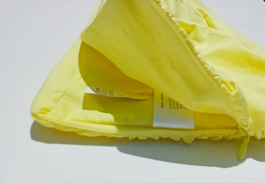 Zara Yellow One-Shoulder Top - Size S image indicator(4)