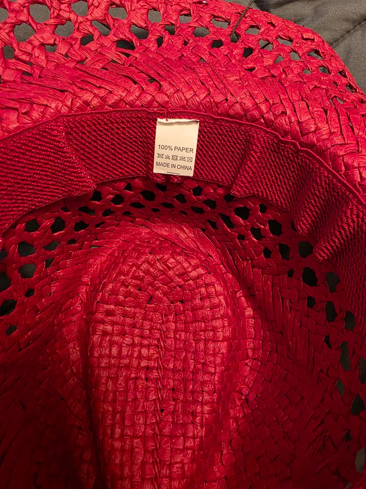 Two Stylish Hats - Black & Red image indicator(2)