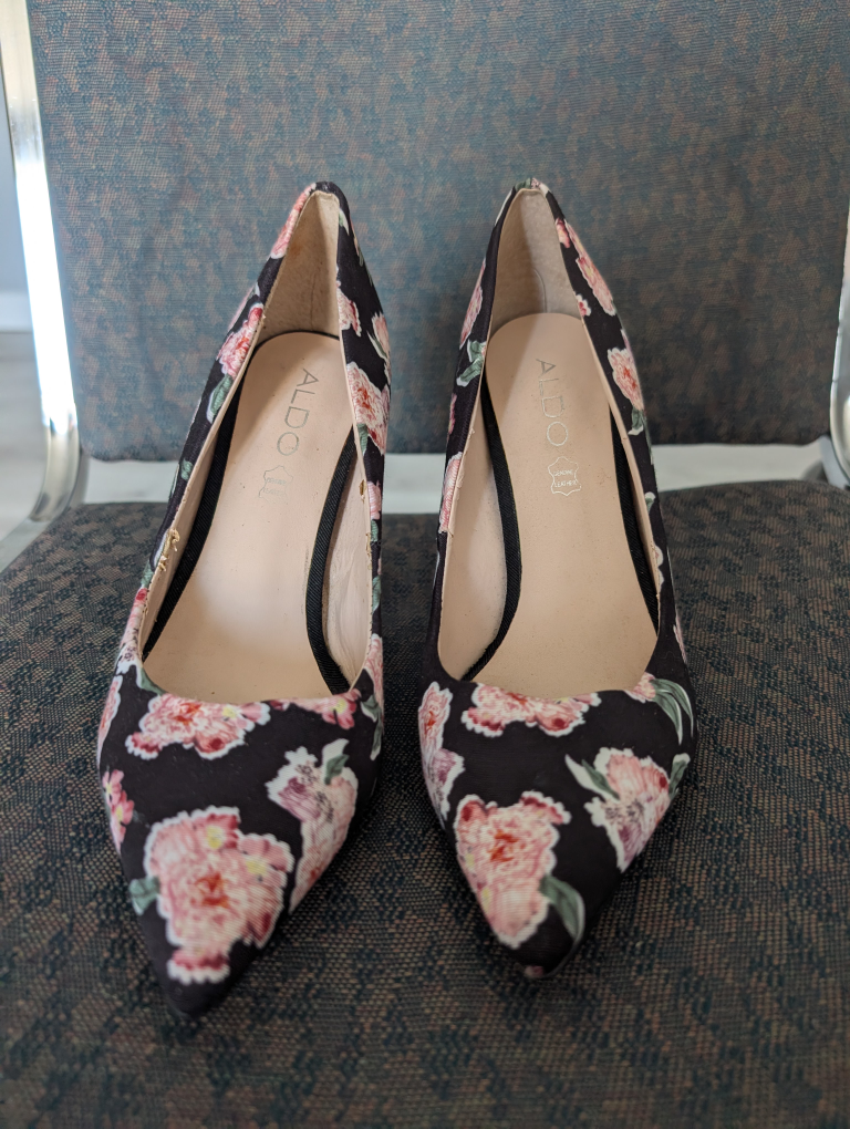 Aldo Floral Heels size 7 - photo 2