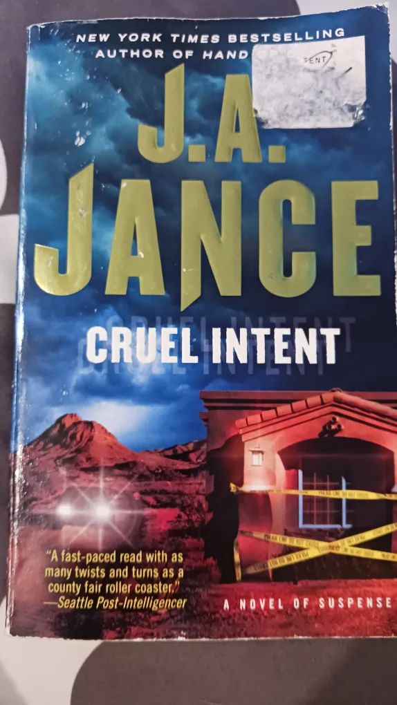 J.A. Jance - Cruel Intent Novel thumbnail