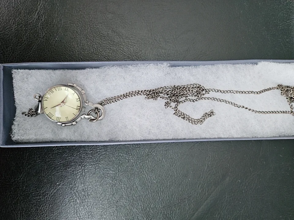 Vintage Style Pocket Watch Necklace thumbnail