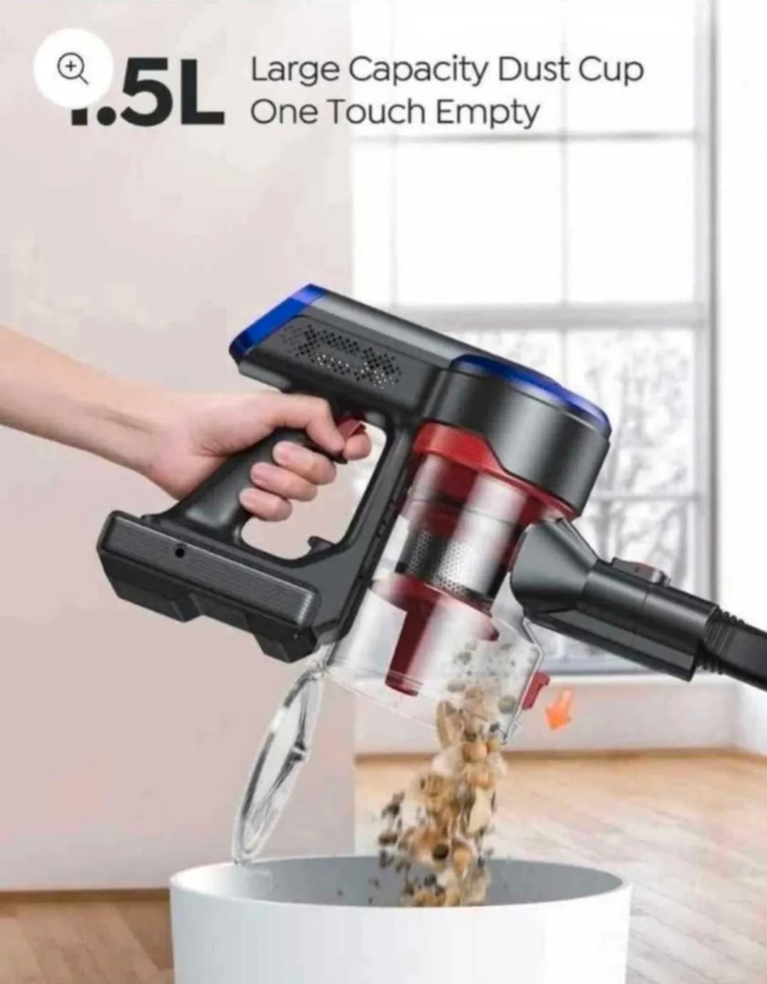 Inteture Cordless Vacuum JR400 image indicator(5)