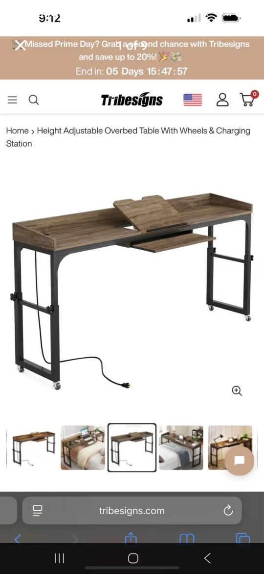 Over The Bed or Mobile Table/Desk thumbnail