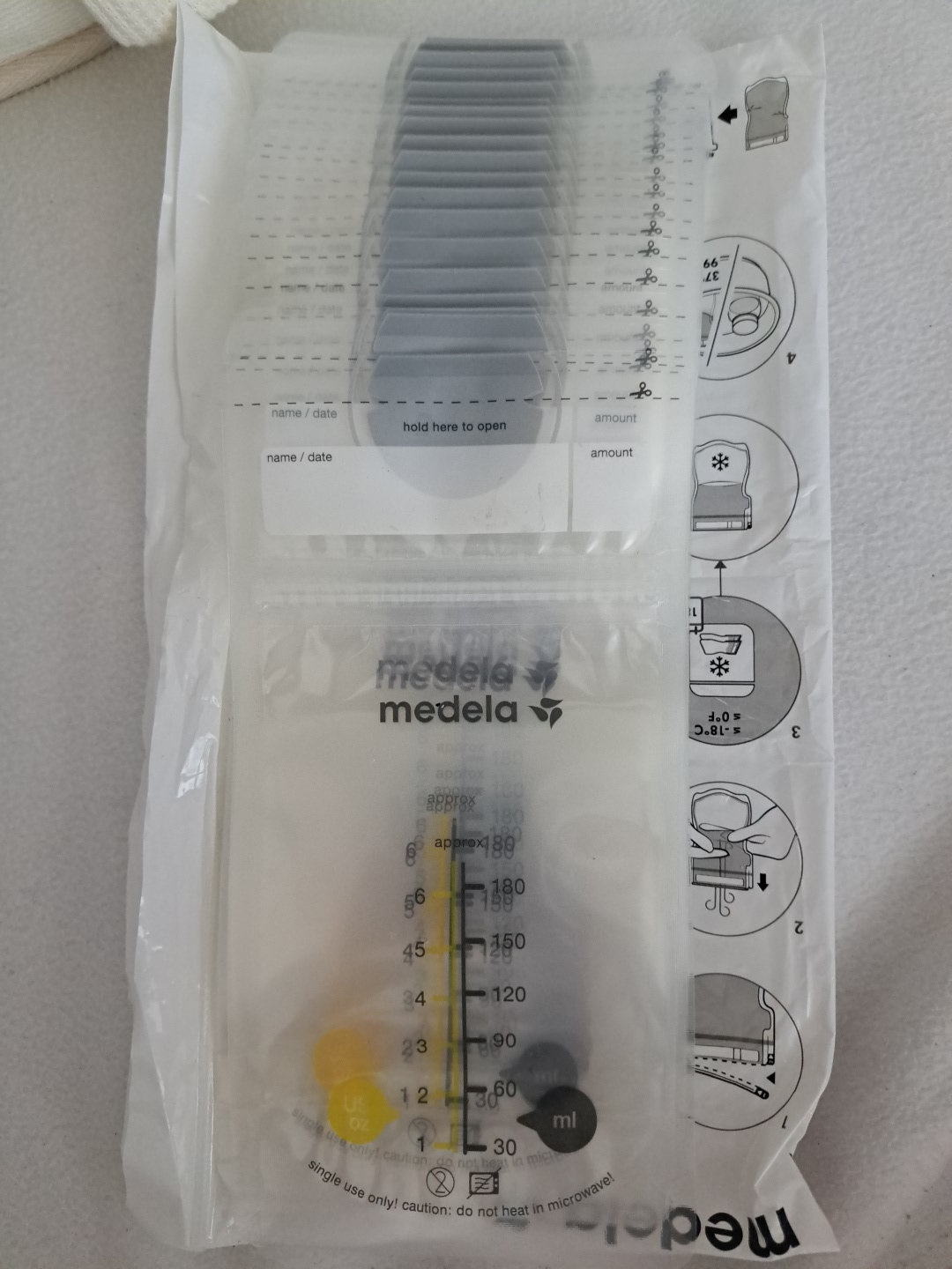 Amenda & Medela Breast Milk Storage Bags - photo 2