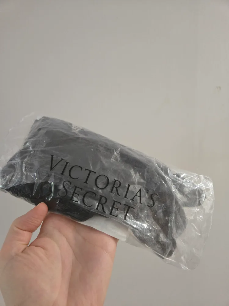 BLACK BNWT Victoria's Secret lace crotchless bodysuit image indicator(3)