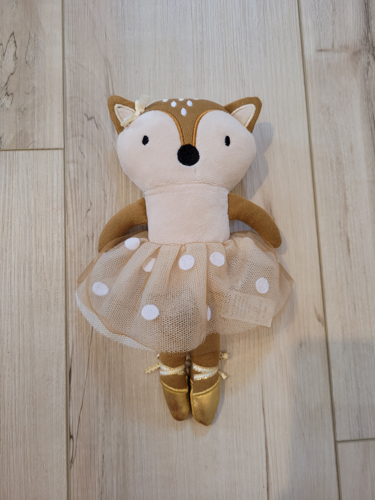 Deer Stuffed Animal Ballerina 9"