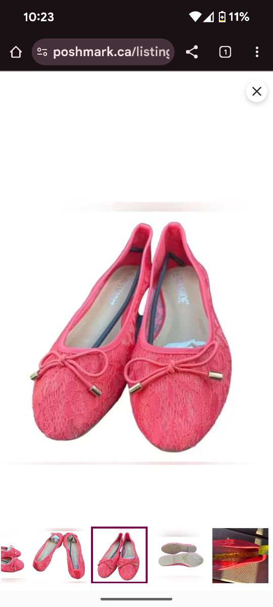 Mossimo Coral Ballet Flats - Size 8 - photo 2