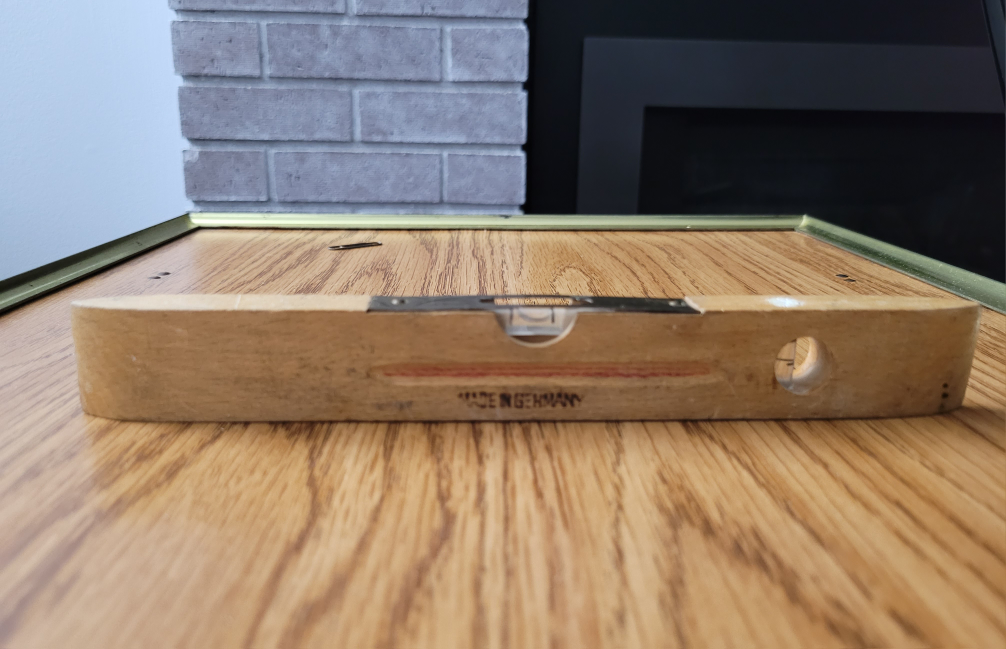 Vintage Wood Spirit Level - Made in Germany