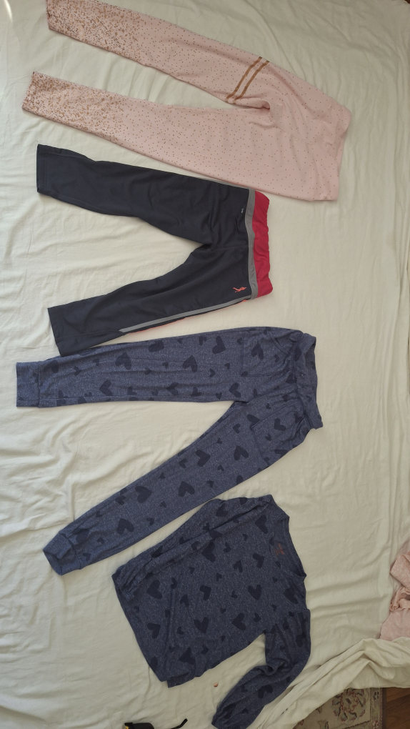 Cat & Jack L(10/12) Blue Heart Pajama Set