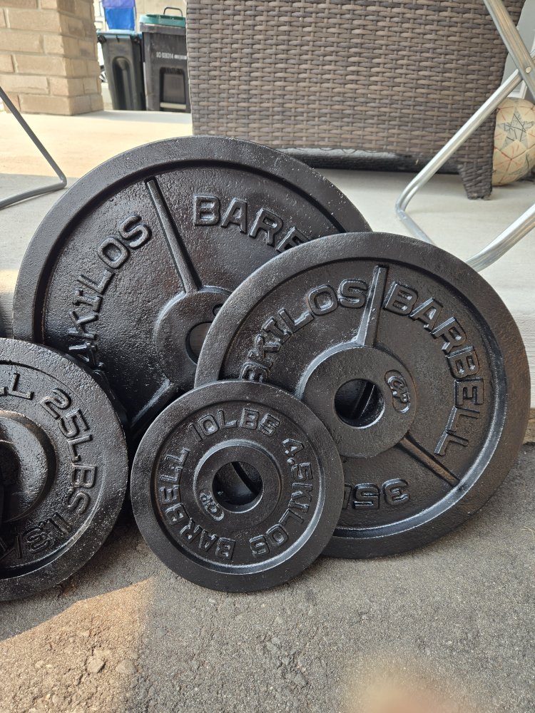 Olympic Barbell Weight Plates Set - photo 2