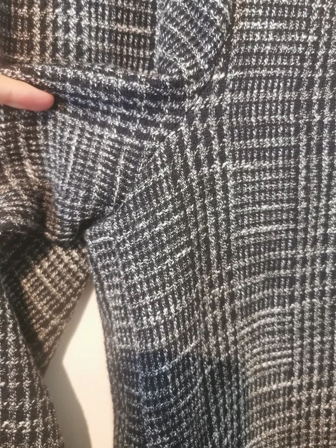 Massimo dutti s10 wide leg pants wool and cotton image indicator(4)